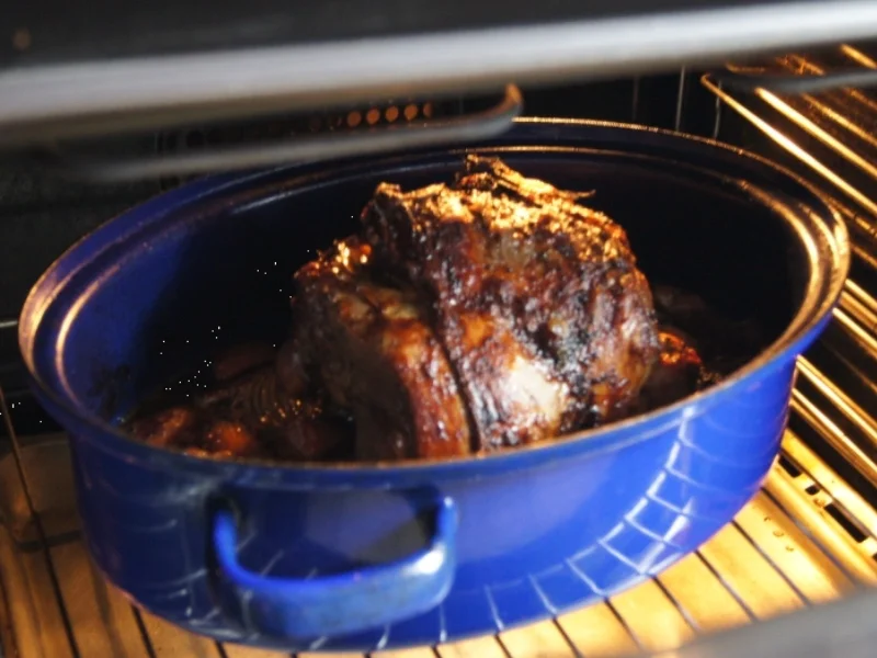 Lammkeule mit grünen Bohnen und Rosmarin Kartoffeln - Rezept - Bild Nr. 8