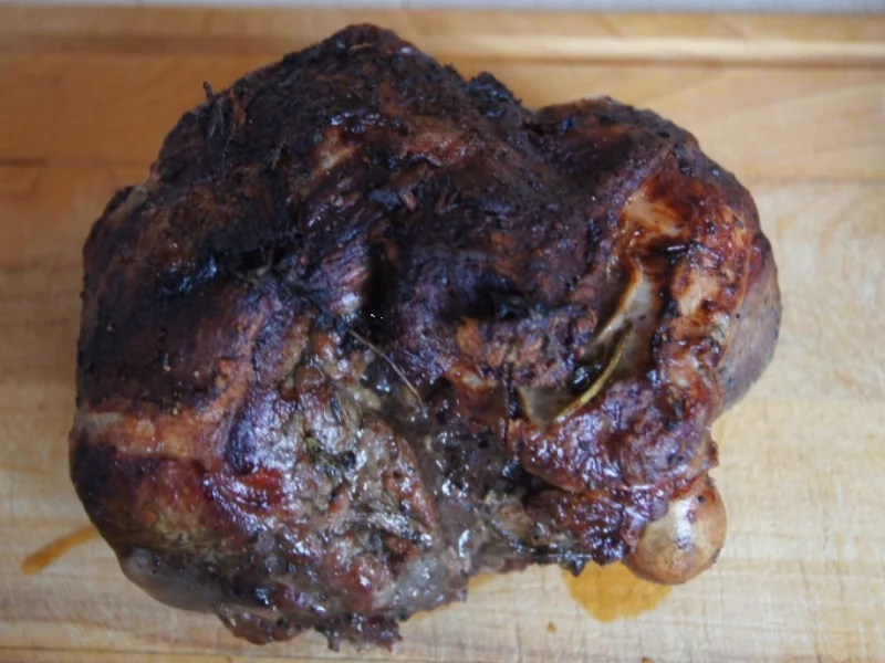 Lammkeule mit grünen Bohnen und Rosmarin Kartoffeln - Rezept - Bild Nr. 10