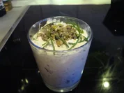 Schafskäse Dip/ Aufstrich mit Paprika/ Knoblauch und Oliven/ Olivenkraut - Rezept