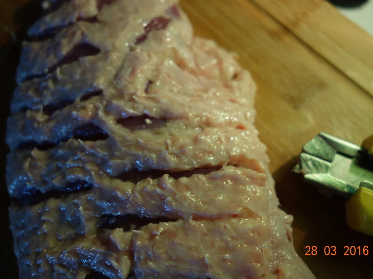 Rezept: Barbarie Entenbrust mit Fächerkartoffel; Bild Nr. 3 Barbarie Entenbrust mit Fächerkartoffel; - Rezept - Bild Nr. 3