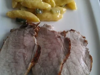 Lummerbraten mit Zitronen Sahne Schupfnudeln à la Biggi - Rezept - Bild Nr. 16