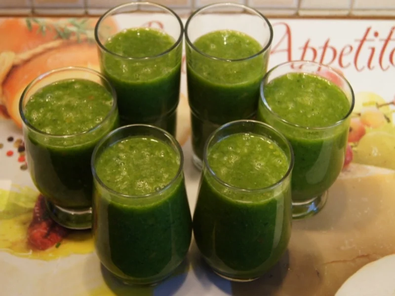 Mango-Gurken-Feldsalat-Smoothie - Rezept