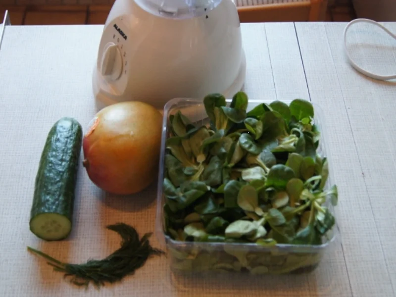 Mango-Gurken-Feldsalat-Smoothie - Rezept - Bild Nr. 2
