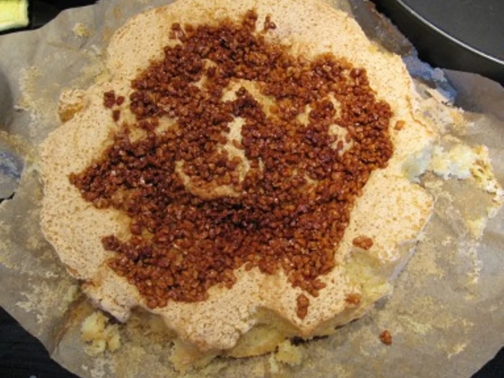 Rezept: Biskuit Krokant Creme Kuchen Bild Nr. 10 Biskuit Krokant Creme Kuchen - Rezept - Bild Nr. 10