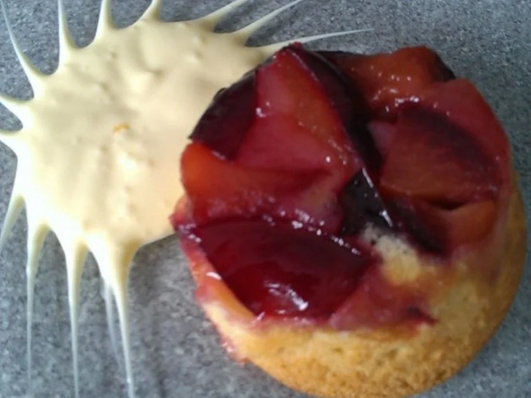 Pflaumen Mini Tartè mit Vanillesosse - Rezept - Bild Nr. 8