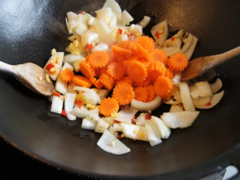 Rezept: Putenschnitzel mit Wok-Gemüse Bild Nr. 8 Putenschnitzel mit Wok-Gemüse - Rezept - Bild Nr. 8