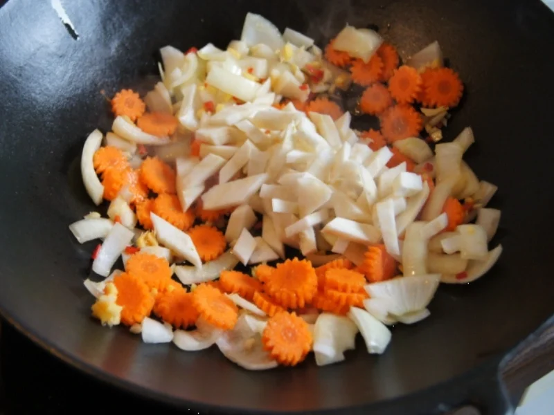 Rezept: Putenschnitzel mit Wok-Gemüse Bild Nr. 9 Putenschnitzel mit Wok-Gemüse - Rezept - Bild Nr. 9