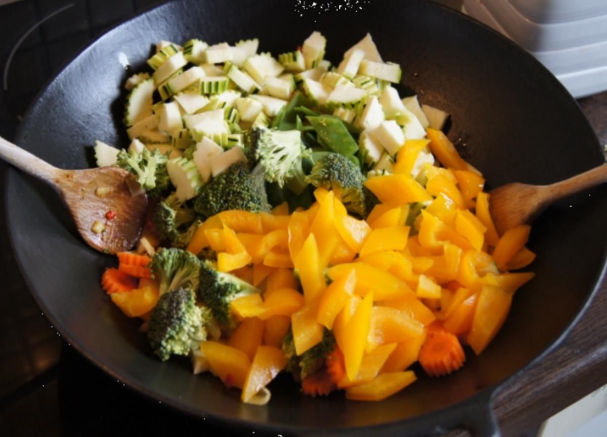 Putenschnitzel mit Wok-Gemüse - Rezept - Bild Nr. 10