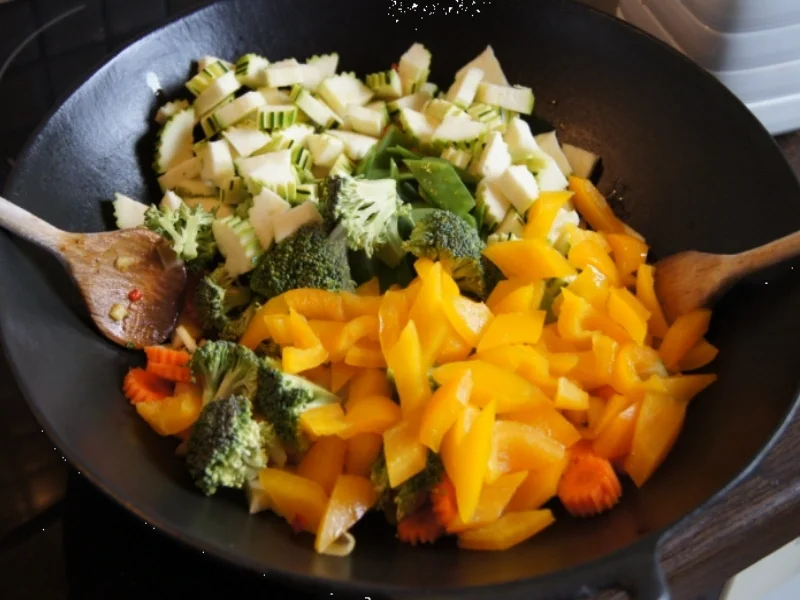 Rezept: Putenschnitzel mit Wok-Gemüse Bild Nr. 10 Putenschnitzel mit Wok-Gemüse - Rezept - Bild Nr. 10