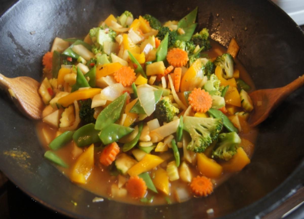 Putenschnitzel mit Wok-Gemüse - Rezept - Bild Nr. 12