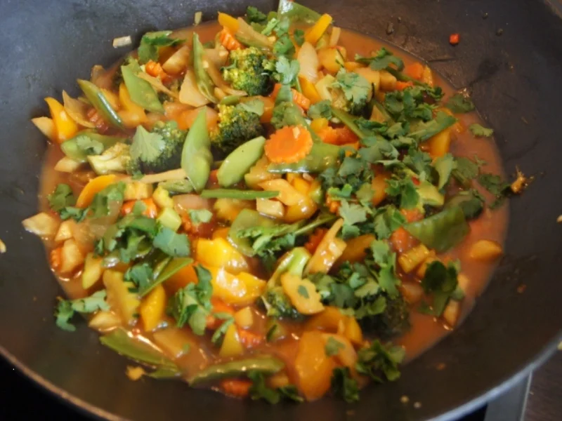 Rezept: Putenschnitzel mit Wok-Gemüse Bild Nr. 14 Putenschnitzel mit Wok-Gemüse - Rezept - Bild Nr. 14