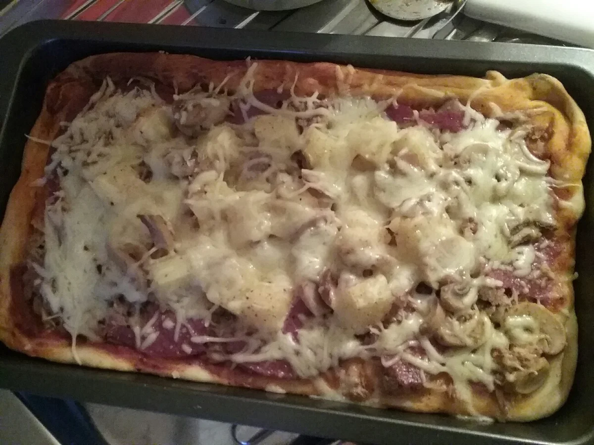 Rezept: Chrisis schnelle Pizza Chrisis schnelle Pizza - Rezept