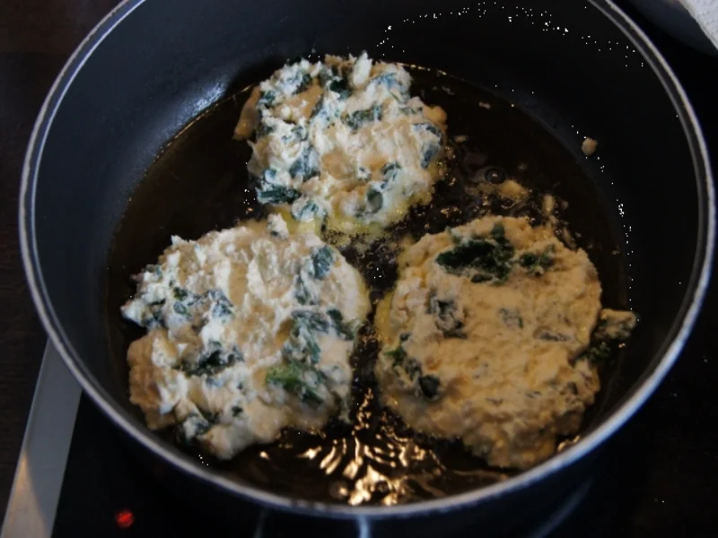 Quark-Spinat-Puffer mit Rohkostsalat - Rezept - Bild Nr. 15