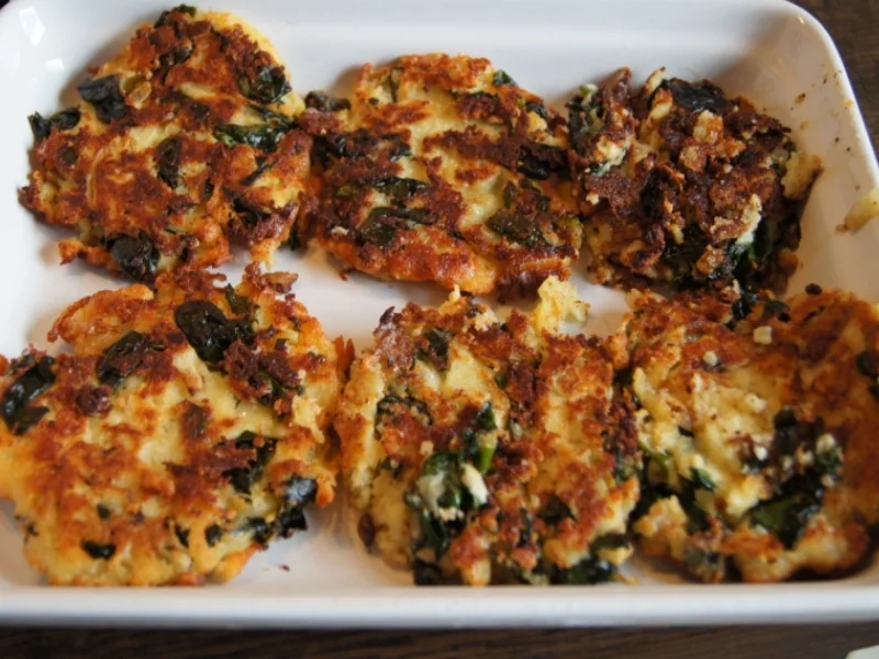 Quark-Spinat-Puffer mit Rohkostsalat - Rezept - Bild Nr. 18