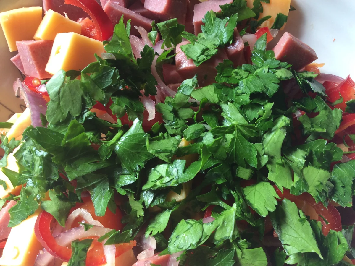 feuriger Wurst-Käsesalat - Rezept - Bild Nr. 6