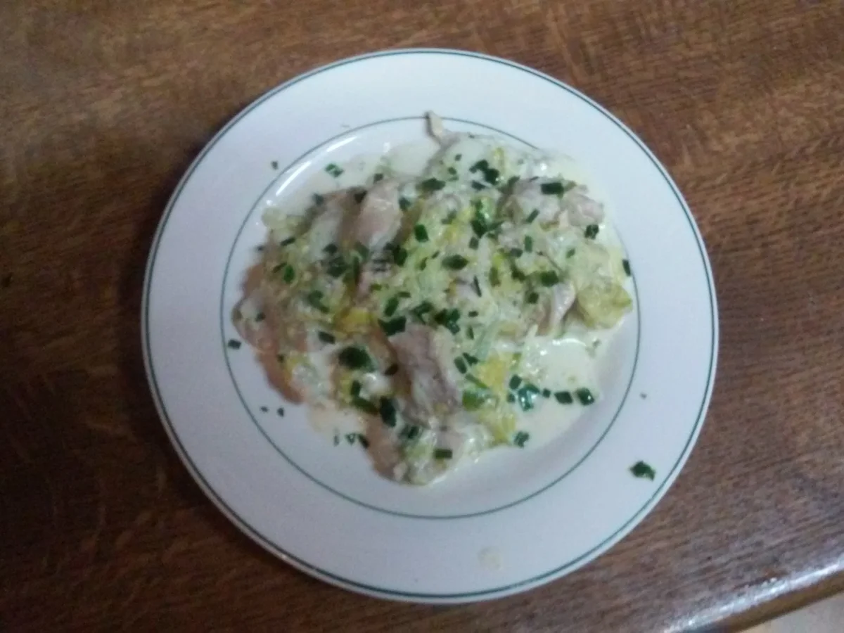 Rezept: Puten - Lauch - Geschnetzeltes Puten - Lauch - Geschnetzeltes - Rezept