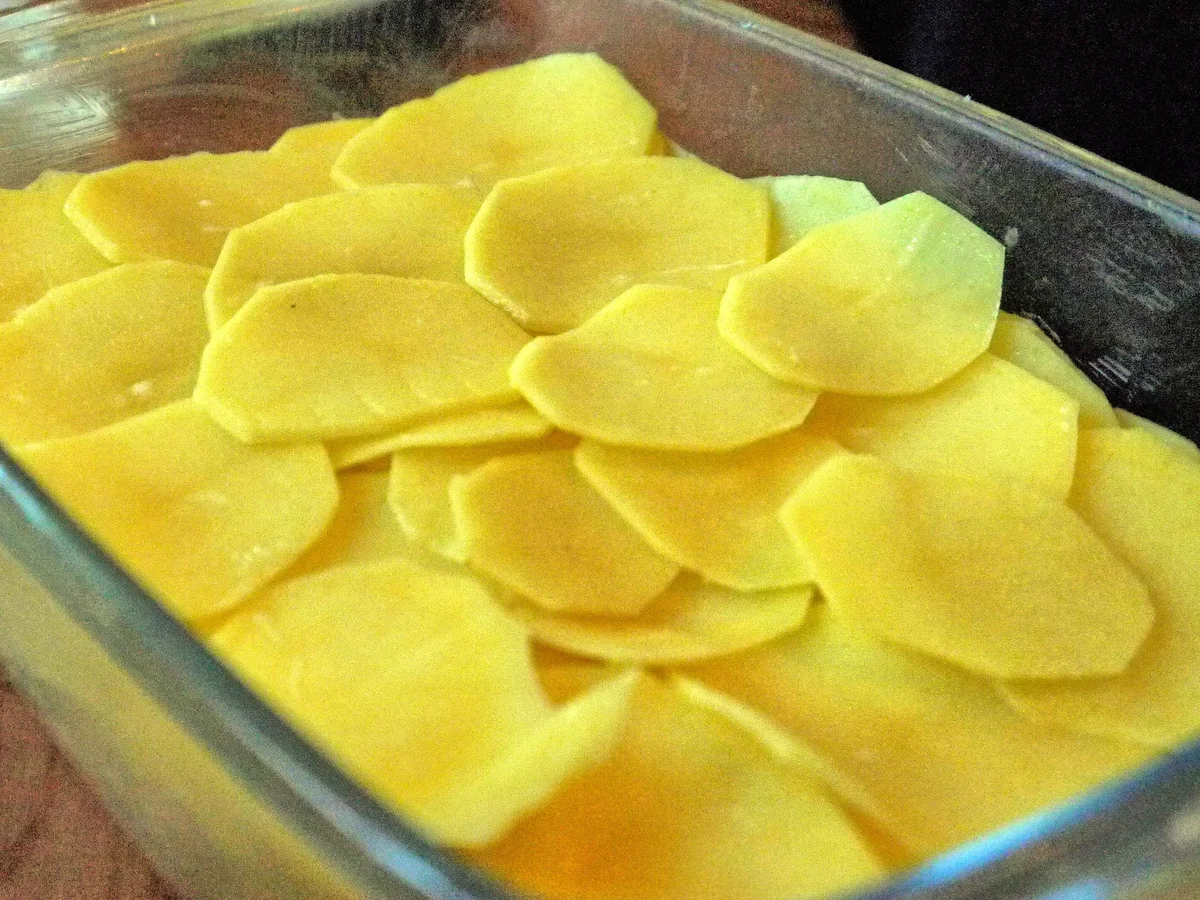 Rezept: Bärlauch-Kartoffel-Gratin Bild Nr. 5 Bärlauch-Kartoffel-Gratin - Rezept - Bild Nr. 5