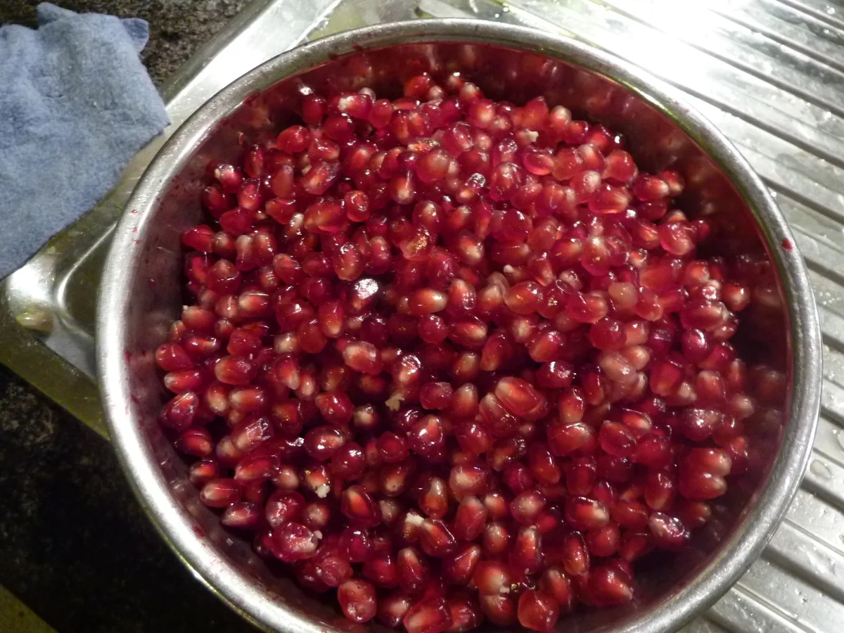 Granatapfelmousse auf Zitrusfrüchte - Rezept - Bild Nr. 2