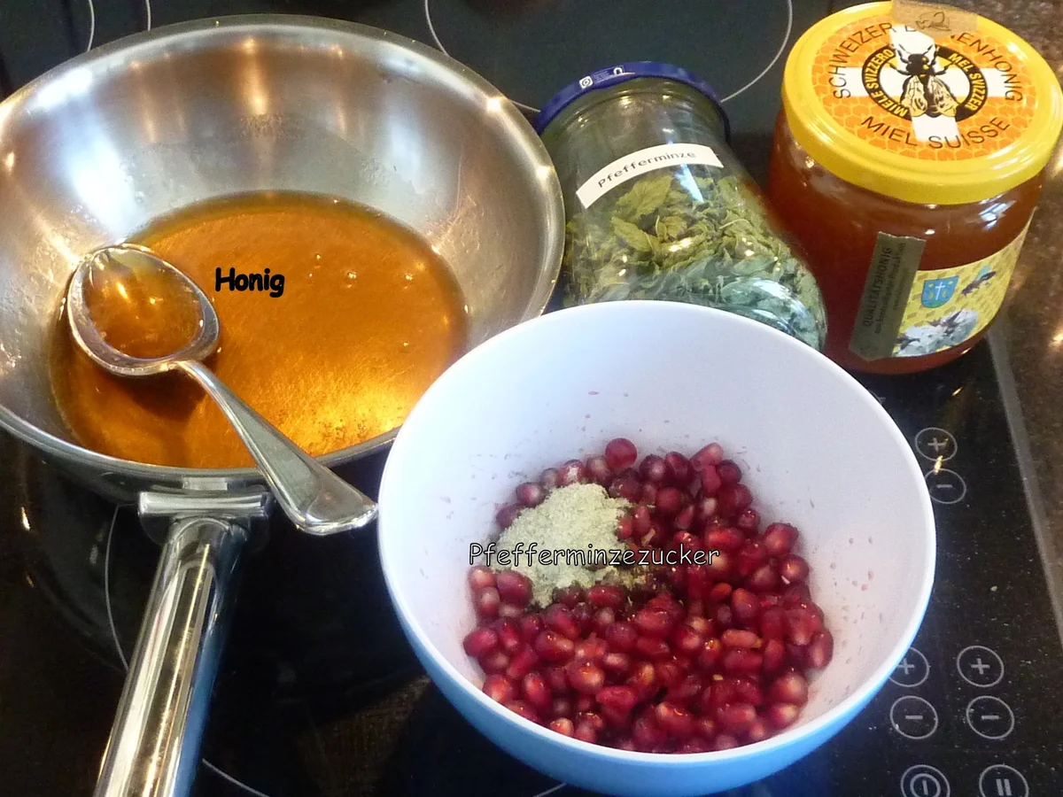 Granatapfelmousse auf Zitrusfrüchte - Rezept - Bild Nr. 3