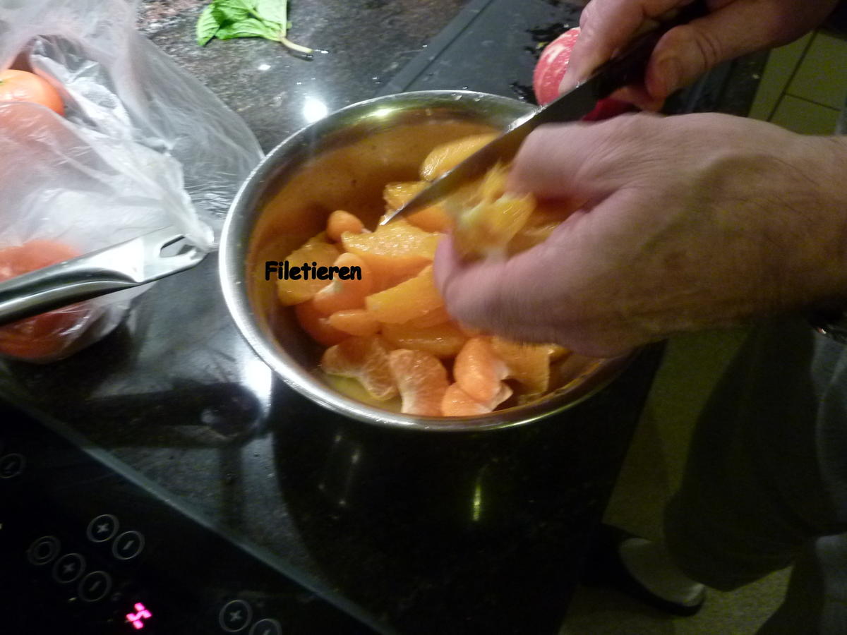 Granatapfelmousse auf Zitrusfrüchte - Rezept - Bild Nr. 13
