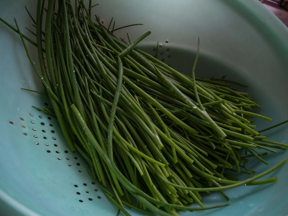 Salat:  Schnittlauchsalat - saarländische Küche - Rezept - Bild Nr. 2