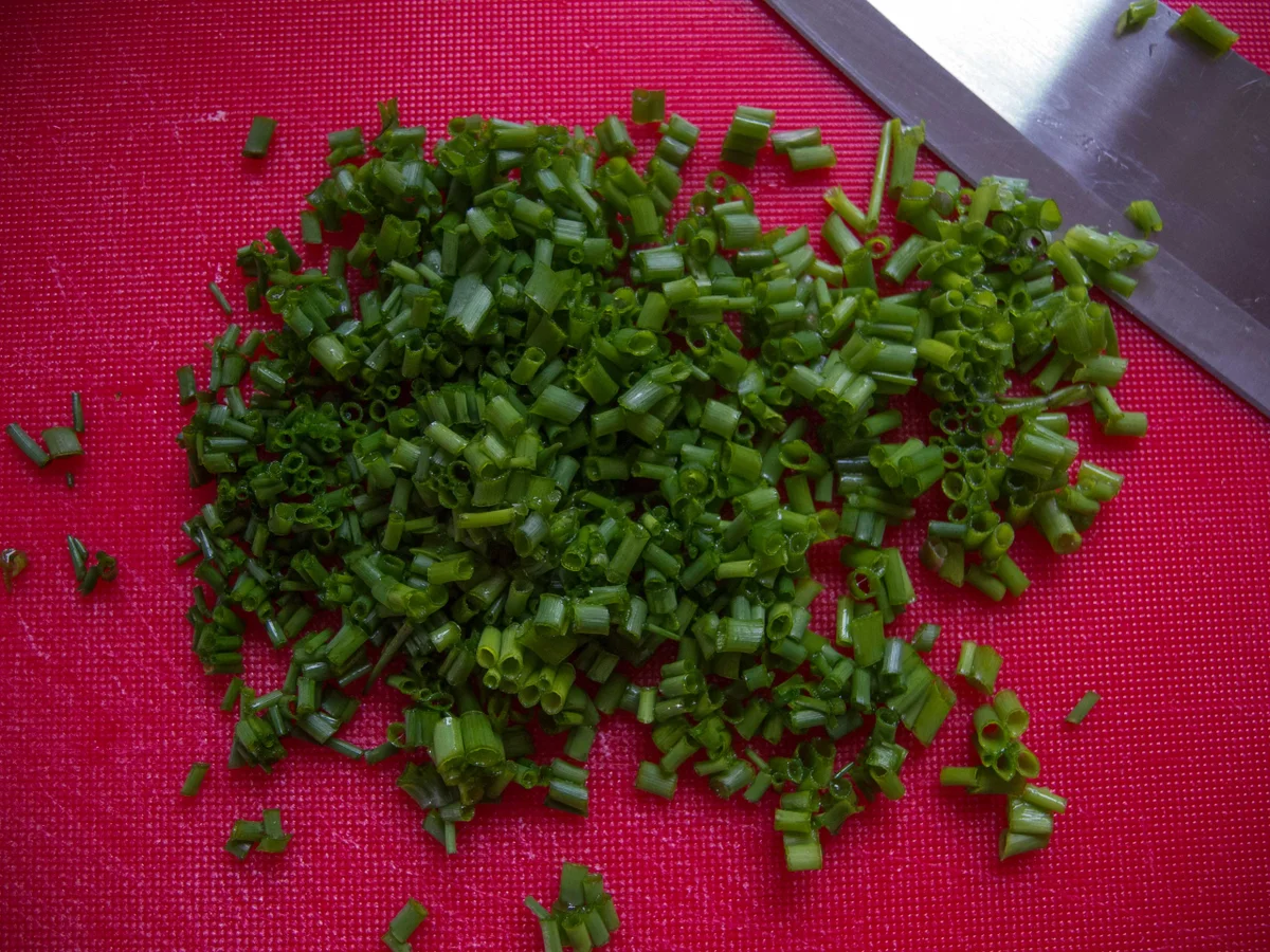 Salat:  Schnittlauchsalat - saarländische Küche - Rezept - Bild Nr. 3