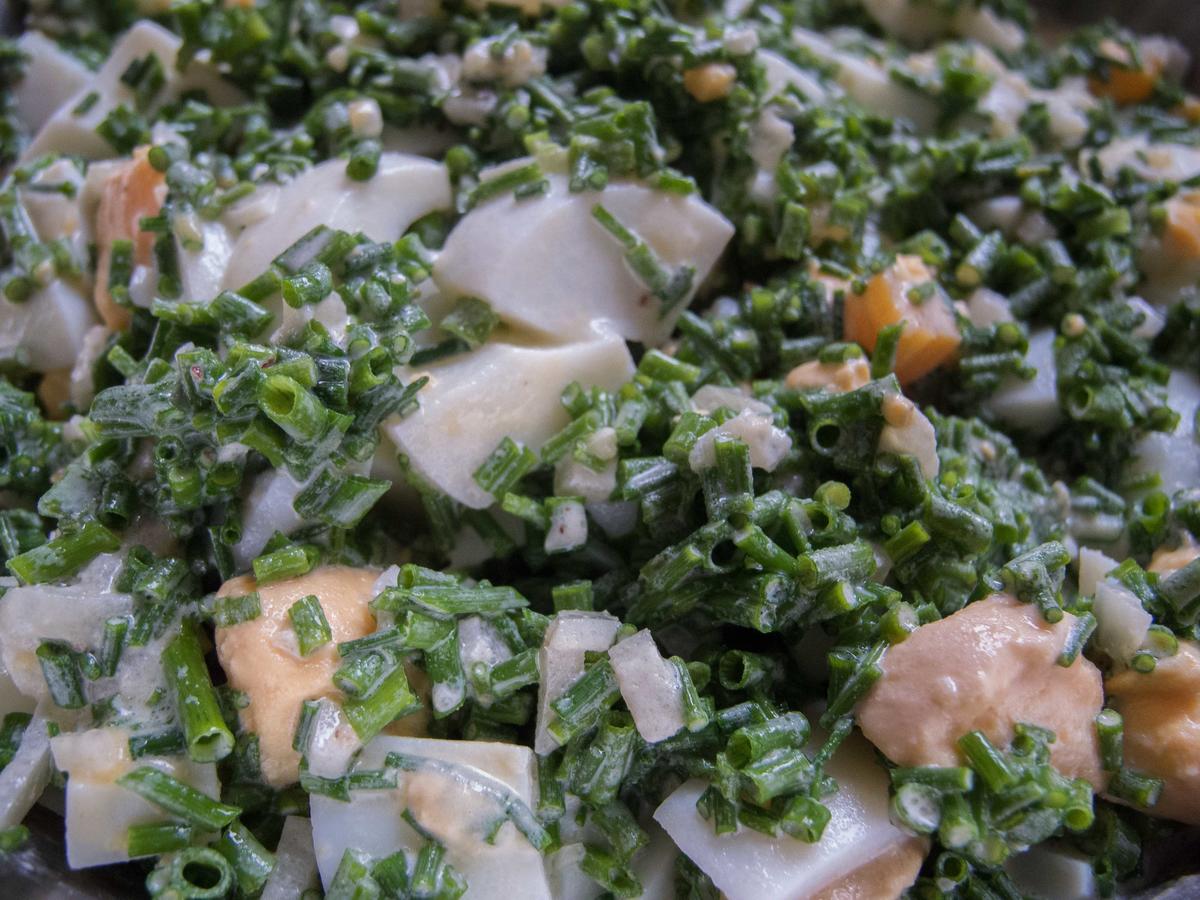 Salat:  Schnittlauchsalat - saarländische Küche - Rezept - Bild Nr. 7