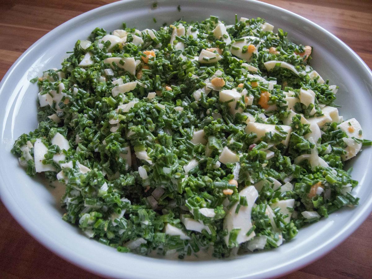 Salat:  Schnittlauchsalat - saarländische Küche - Rezept - Bild Nr. 8