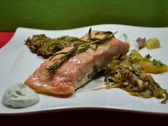 Rezept: Lachsfilet mit lauwarmen Endivensalat à la Biggi Bild Nr. 24 Lachsfilet mit lauwarmen Endivensalat à la Biggi - Rezept - Bild Nr. 24