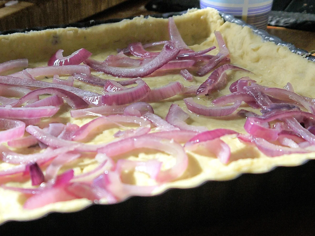 Bärlauch-Tomaten-Quiche - Rezept - Bild Nr. 13