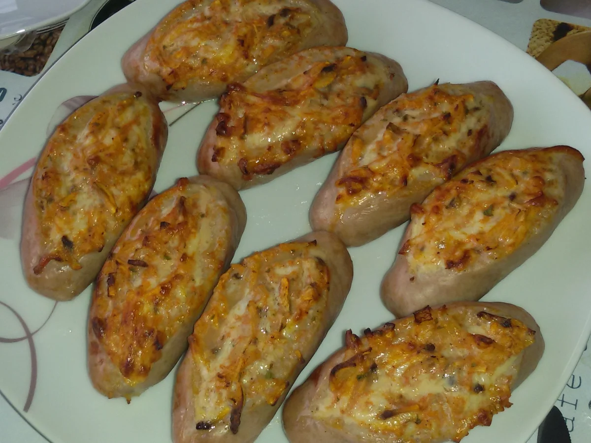 Gefüllte Bratwurst - Rezept