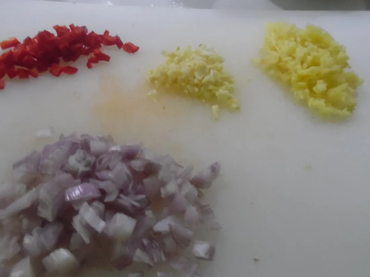 Gorgonzola-Spinat mit Garnelen und Farfalle - Rezept - Bild Nr. 9