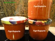 Sauce:   PAPRIKAPASTE  (meine Ajvarpaste) - Rezept