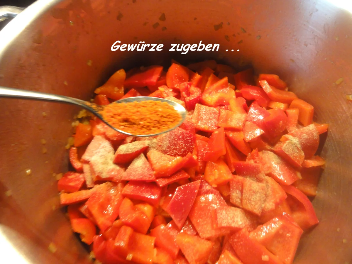 Sauce:   PAPRIKAPASTE  (meine Ajvarpaste) - Rezept - Bild Nr. 4