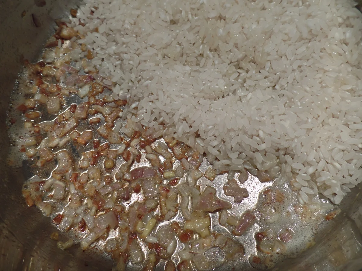 Rezept: Grünes Risotto mit Garnelen Bild Nr. 5 Grünes Risotto mit Garnelen - Rezept - Bild Nr. 5