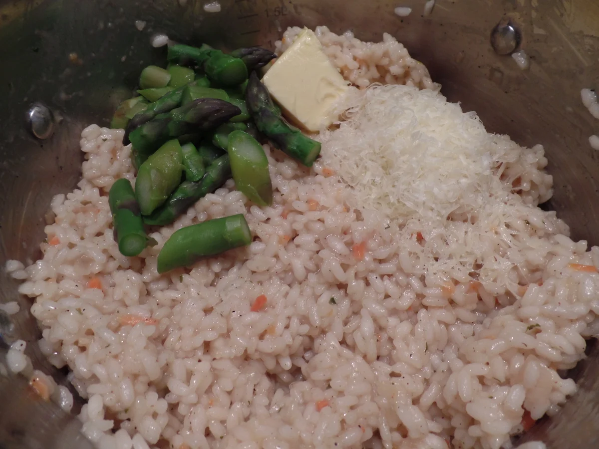 Rezept: Grünes Risotto mit Garnelen Bild Nr. 8 Grünes Risotto mit Garnelen - Rezept - Bild Nr. 8