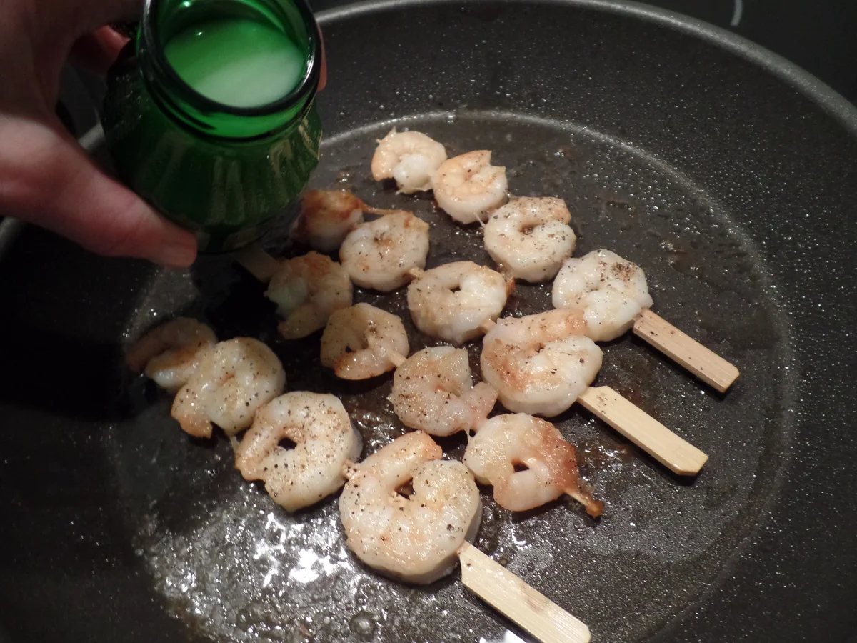 Rezept: Grünes Risotto mit Garnelen Bild Nr. 10 Grünes Risotto mit Garnelen - Rezept - Bild Nr. 10