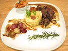 Boeuf Bourguignon mit würzigem Sellerie Kartoffelpüree - Rezept