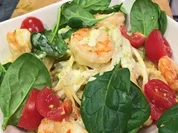 Scampi e Spinachi - Rezept