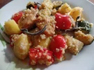 Hähnchenbrust auf Gemüse und Couscous - Rezept