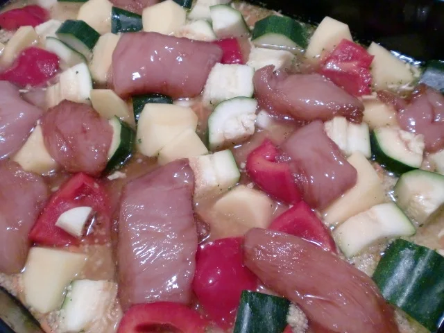 Hähnchenbrust auf Gemüse und Couscous - Rezept - Bild Nr. 7