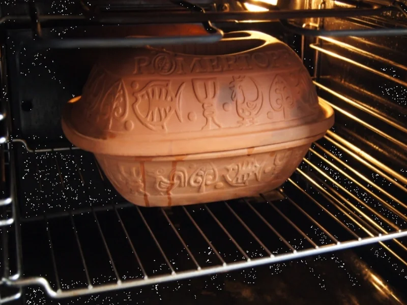 Rinderbraten im Römertopf mit grünen Bohnen und Knusper-Kroketten - Rezept - Bild Nr. 9