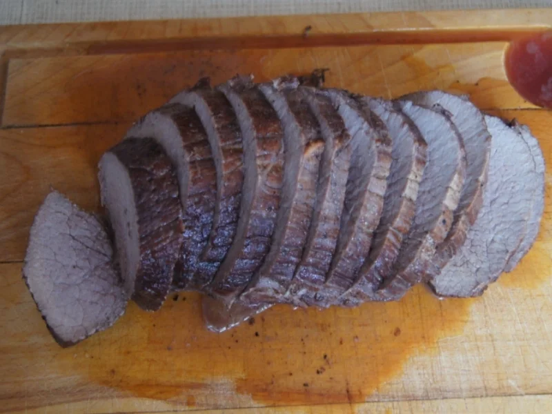 Rinderbraten im Römertopf mit grünen Bohnen und Knusper-Kroketten - Rezept - Bild Nr. 15