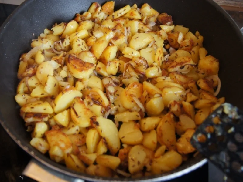 Rinderbratensülze mit Bratkartoffeln - Rezept - Bild Nr. 6