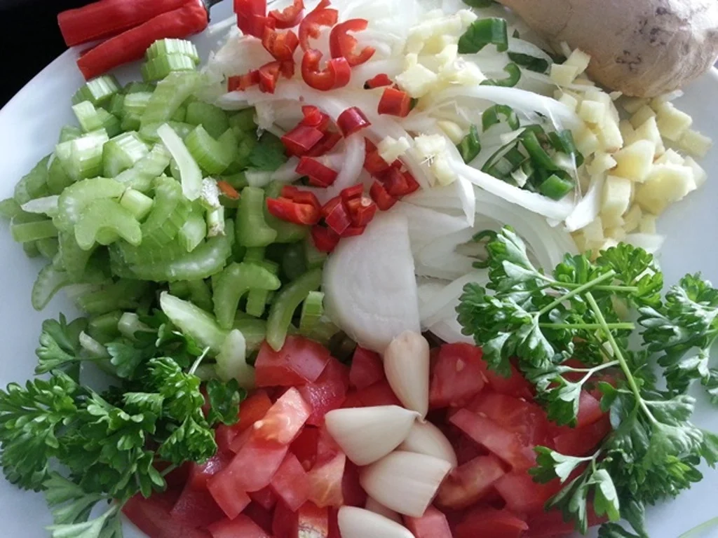 Gazpacho à la Biggi mit Seezungenröllchen - Rezept - Bild Nr. 4