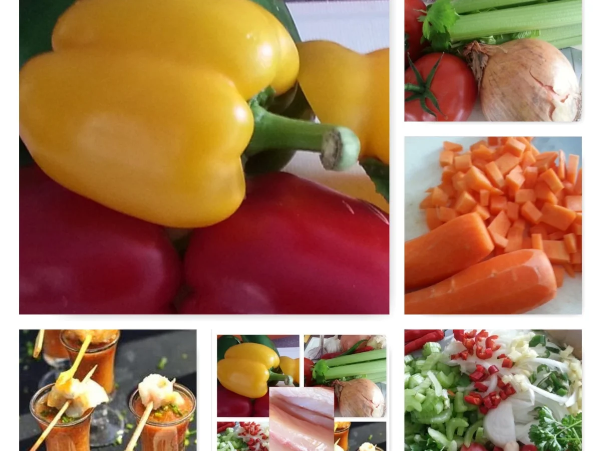 Gazpacho à la Biggi mit Seezungenröllchen - Rezept - Bild Nr. 6