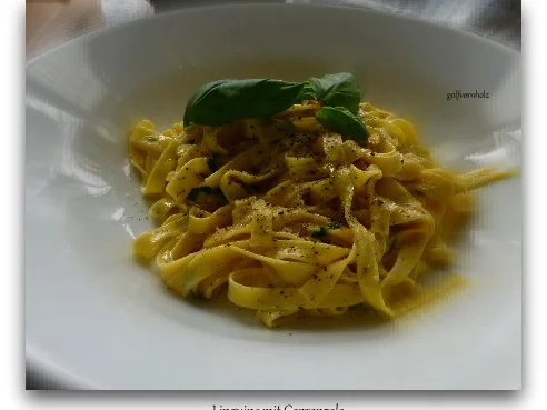 Linguine mit geschmolzenem Gorgonzola - Rezept