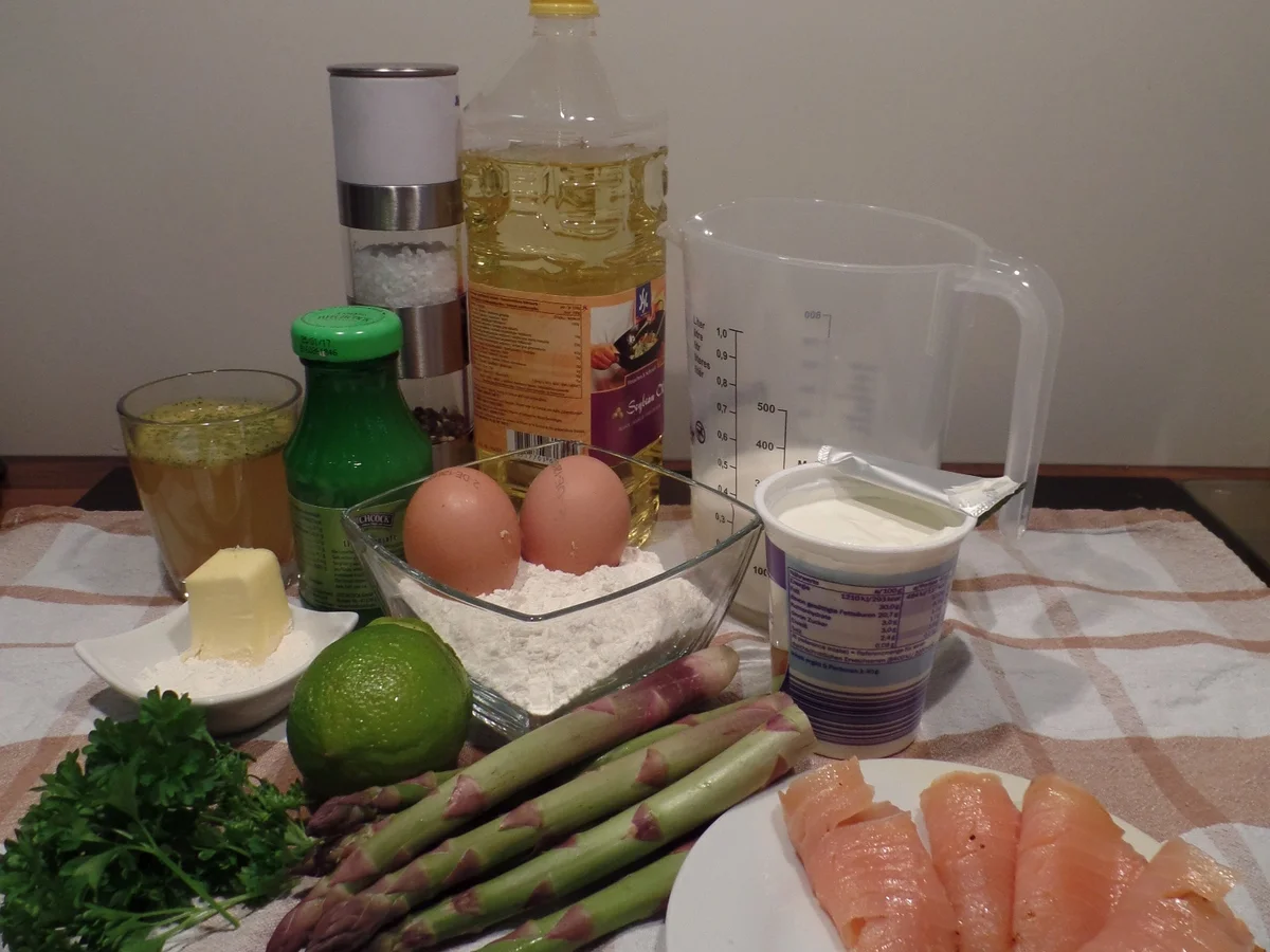 Gefüllte Pfannkuchen mit Spargel - Rezept - Bild Nr. 2