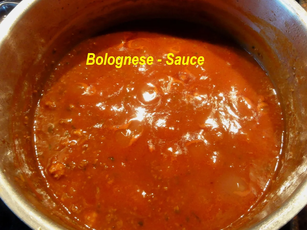 Fleisch:   BOLOGNESE  ~italienische Art~ - Rezept