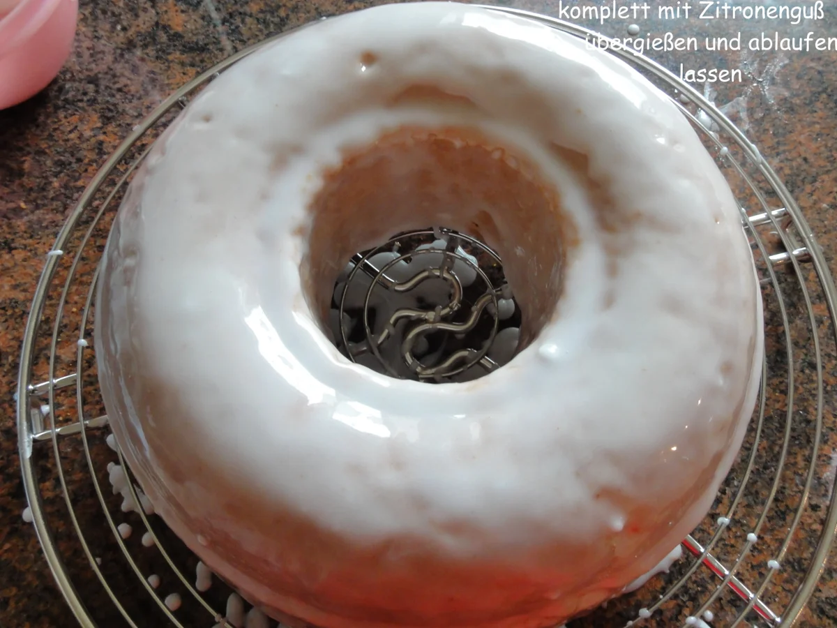 Rührteig:   feiner ZITRONEN - KRANZ - KUCHEN - Rezept - Bild Nr. 4